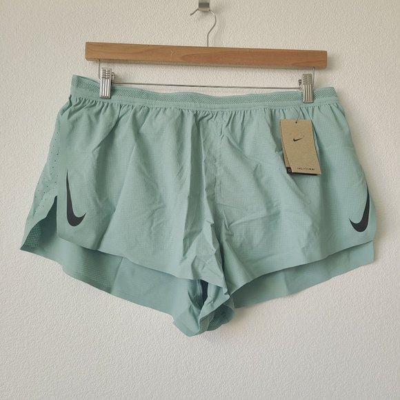 Nike Dri-Fit Aeroswift 2" Brief Lined Running Shorts CJ7837-309 Size 3XL Tall Gr - Picture 1 of 6